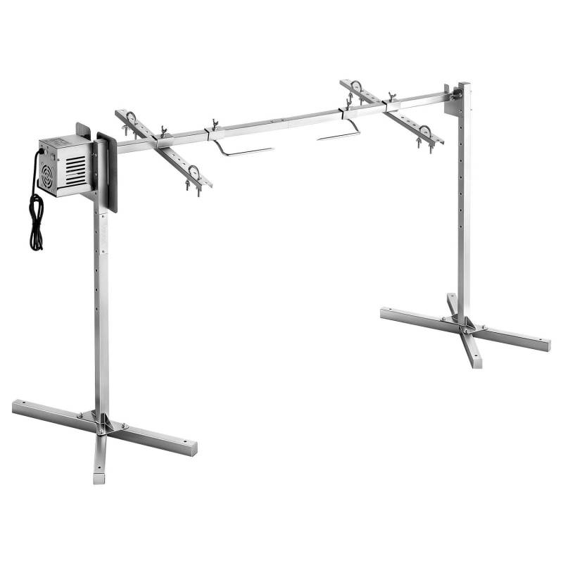 Elektrinė rotacinė grilis su reguliuojamu aukščiu0