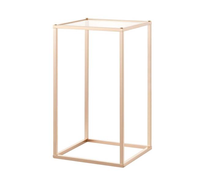 Auksinės vestuvių gėlių stovai, 10 vnt., 40 cm0