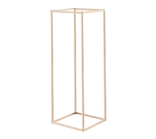 Gėlių stovas vestuvėms, 10 vnt., 80 cm, aukso9