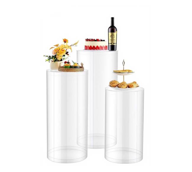 Gėlių stovas vestuvėms, 3 vnt., cilindrinis8