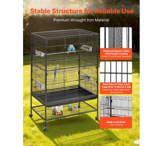 Paukščių narvas, 800 x 520 x 1320 mm2