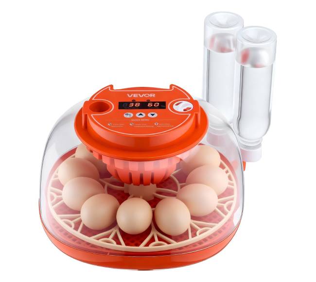 12 kiaušinių inkubatorius su LED žvake9