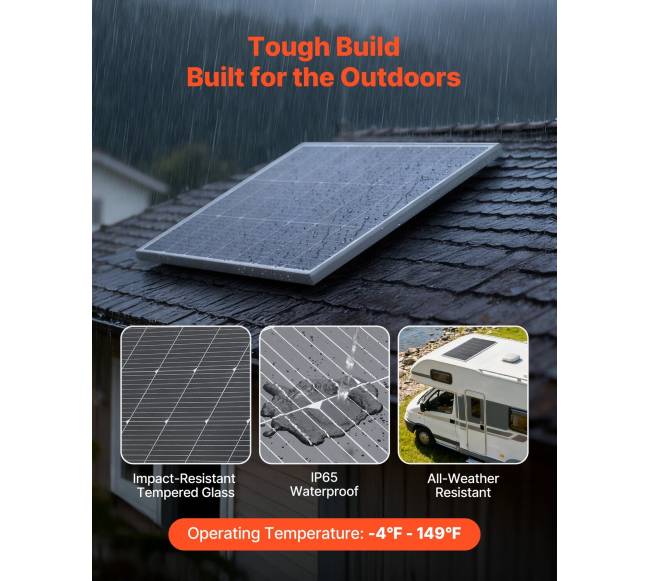 200W monokristalinis saulės modulis4