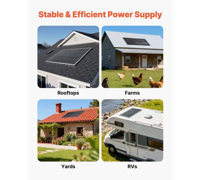 200W monokristalinis saulės modulis5