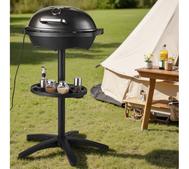 Elektrinė grilis 2400W, 2 viename stovinti ir stalinė7