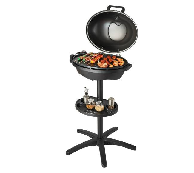 Elektrinė grilis 2400W, 2 viename stovinti ir stalinė8