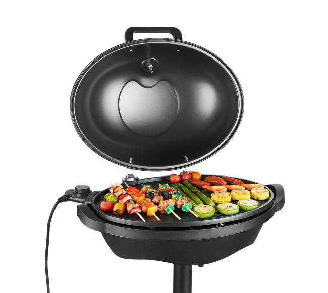 Elektrinė grilis 2400W, 2 viename stovinti ir stalinė10