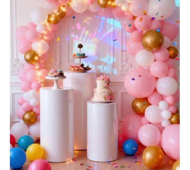 Gėlių stovas vestuvėms, 3 vnt. 607590 cm7