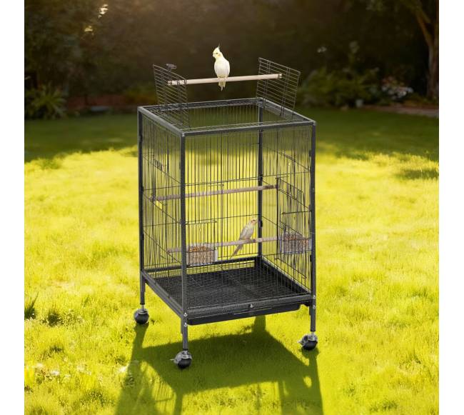 Paukščių narvas su plokščiu viršumi7