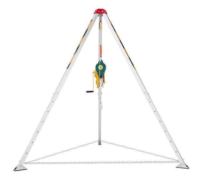 Gelbėjimo trikojo komplektas su gervėmis0