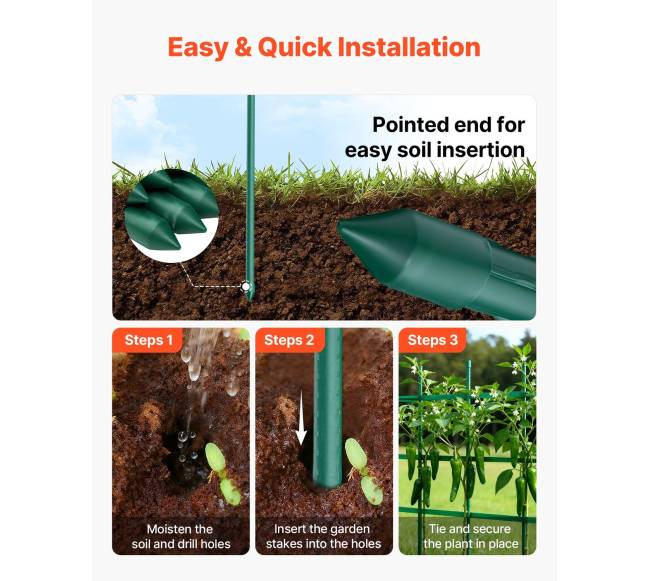 1170 mm sodo lazdos augalų atramai3