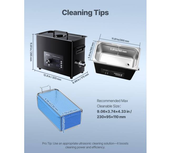 6L ultragarsinis valytuvas su krepšeliu6