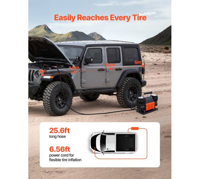 Dvigubo cilindro oro kompresorius, 300 lmin3