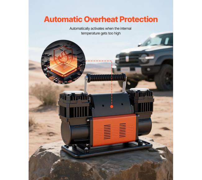 Dvigubo cilindro oro kompresorius, 300 lmin4