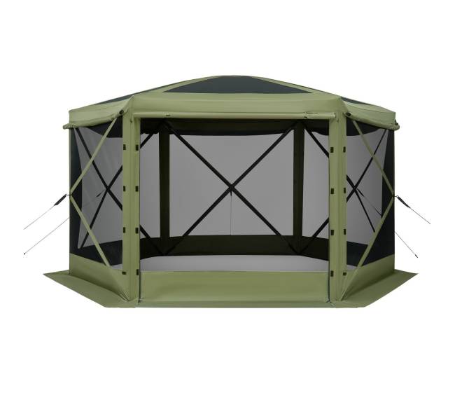 Išskleidžiama pavėsinė su tinkleliu, 3x3 m9