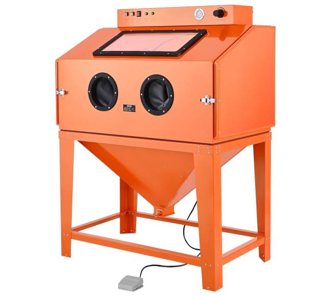 435L smėliavimo kabina su dulkių surinkėju0