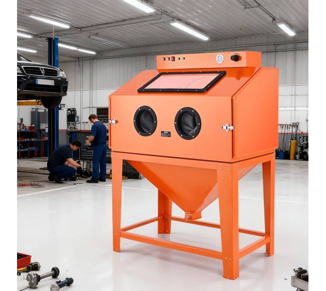 435L smėliavimo kabina su dulkių surinkėju7