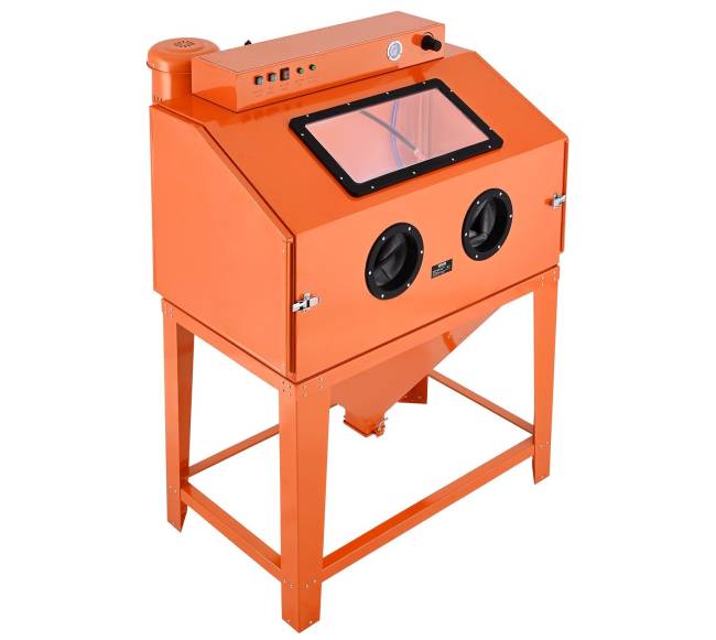 435L smėliavimo kabina su dulkių surinkėju9