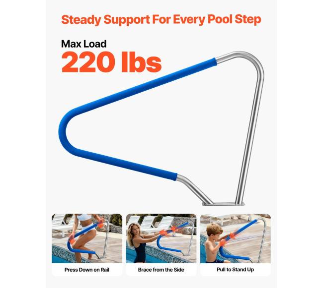 Baseino turėklas 122 x 91,5 cm, 100 kg apkrova1