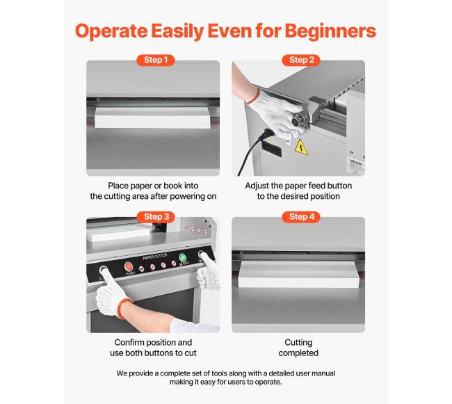 Elektrinis popieriaus pjaustytuvas su infraraudonaisiais spinduliais5