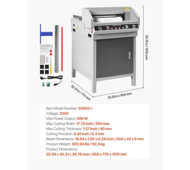 Elektrinis popieriaus pjaustytuvas su infraraudonaisiais spinduliais6