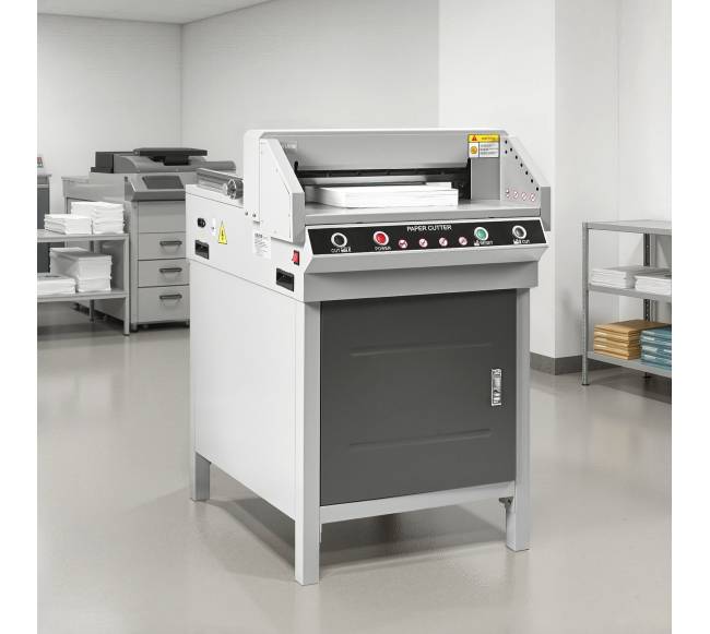 Elektrinis popieriaus pjaustytuvas su infraraudonaisiais spinduliais7