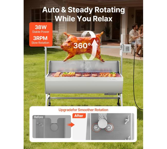 Elektrinis iešmų grilis lauko kepsniams1