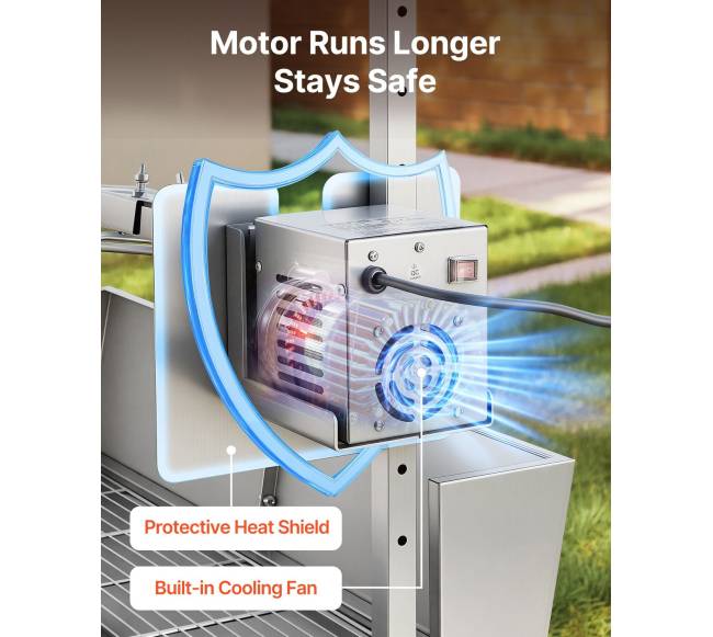 Elektrinis iešmų grilis lauko kepsniams4
