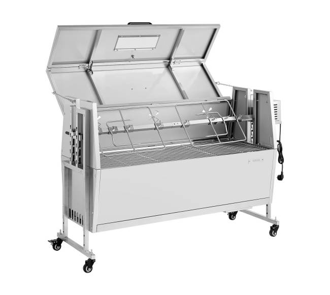 Elektrinis lauko grilis su iešmu iki 60 kg9