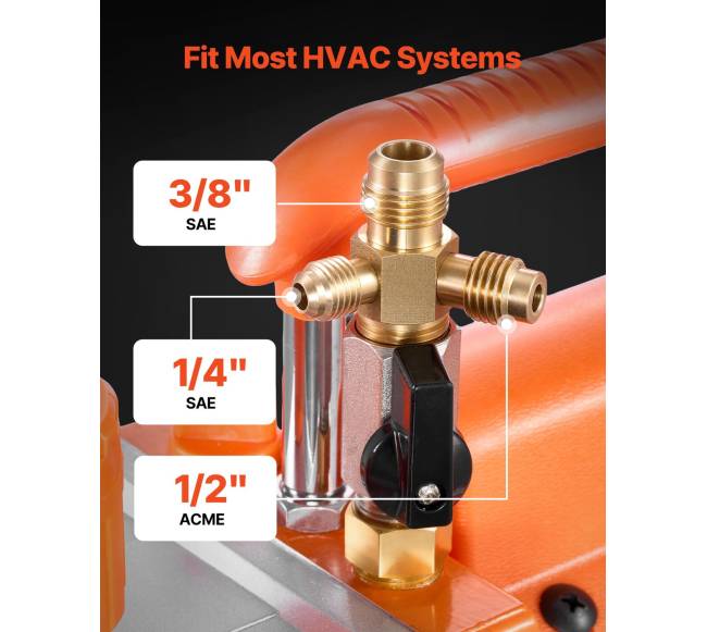 Vakuuminis siurblys ir manometro rinkinys automobiliams4