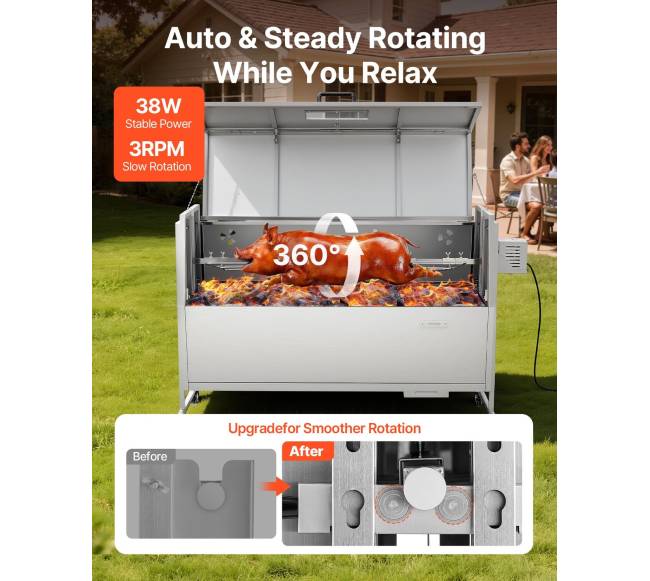 Rūkyklos grilis su iešmais iki 60 kg1