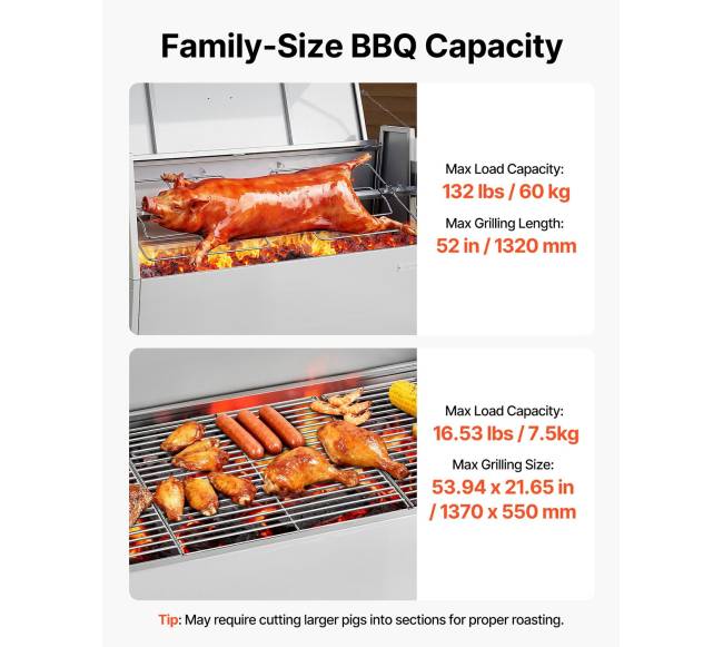 Rūkyklos grilis su iešmais iki 60 kg2