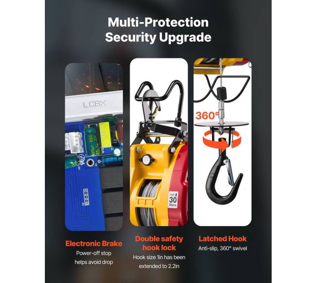 2-in-1 elektrinis keltuvas, 300 kg apkrova2