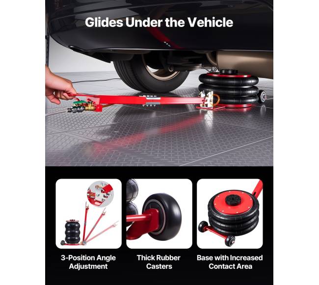 5 tonų oro domkratas su triguba rankena4