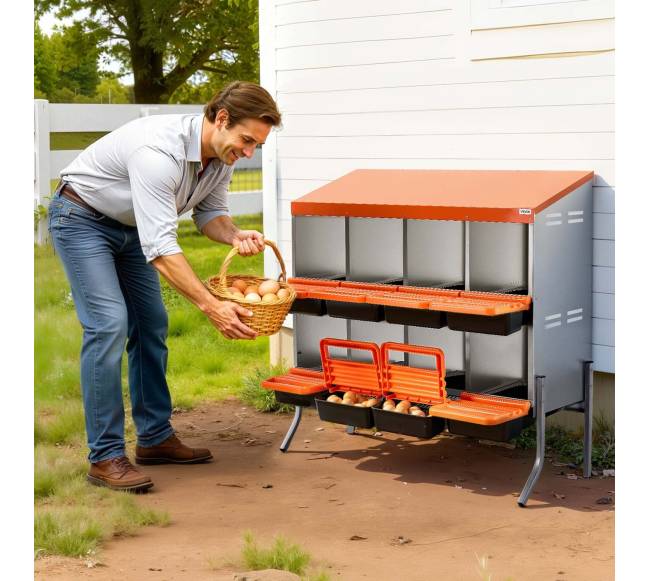 8 skyrių vištų lizdai su atraminėmis kojelėmis7