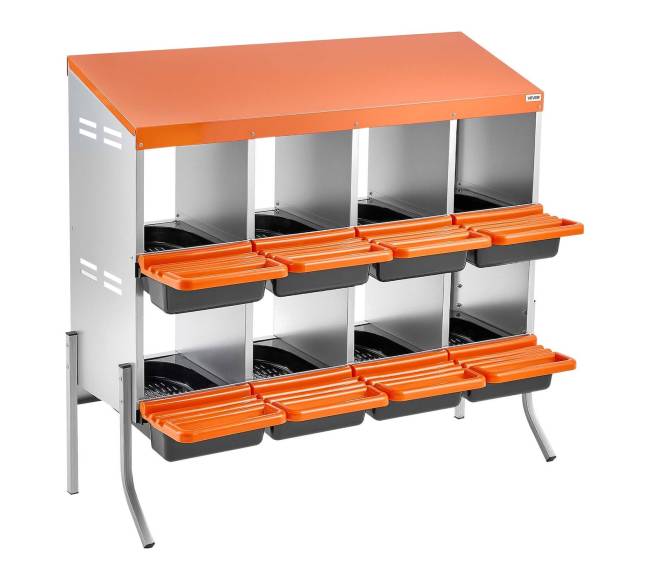 8 skyrių vištų lizdai su atraminėmis kojelėmis9