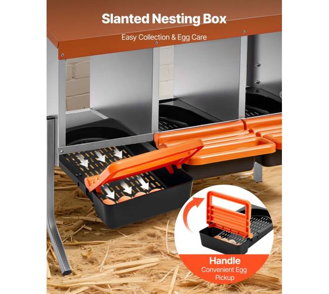 Vištų lizdai su atraminėmis kojomis, 3 skyrių3