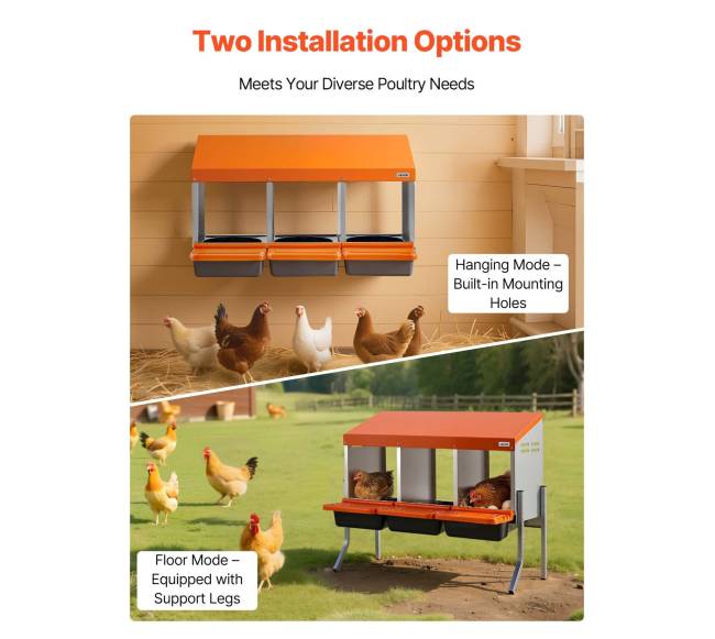 Vištų lizdai su atraminėmis kojomis, 3 skyrių5