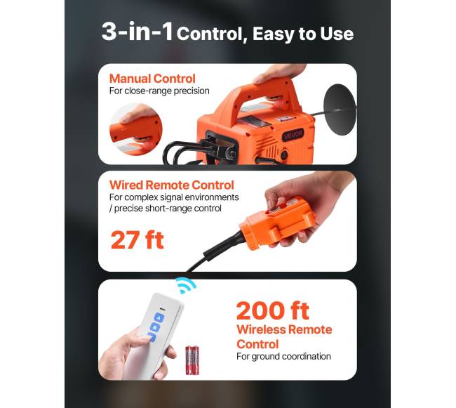 Elektrinis 3-in-1 paletas kėlimo įrenginys, 500 kg3