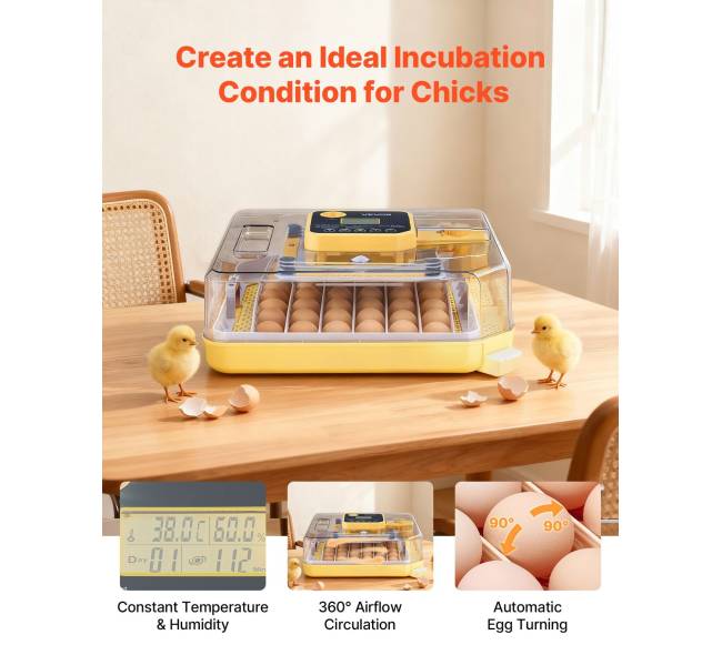 48 kiaušinių inkubatorius su automatiniu kiaušinių sukimu1