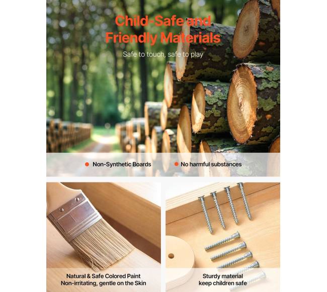 Medinis 4-in-1 vidaus žaidimų aikštelės gimnastikos žiedais2