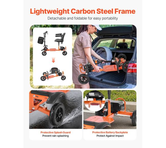 Keturratis sulankstomas elektrinis motoroleris2