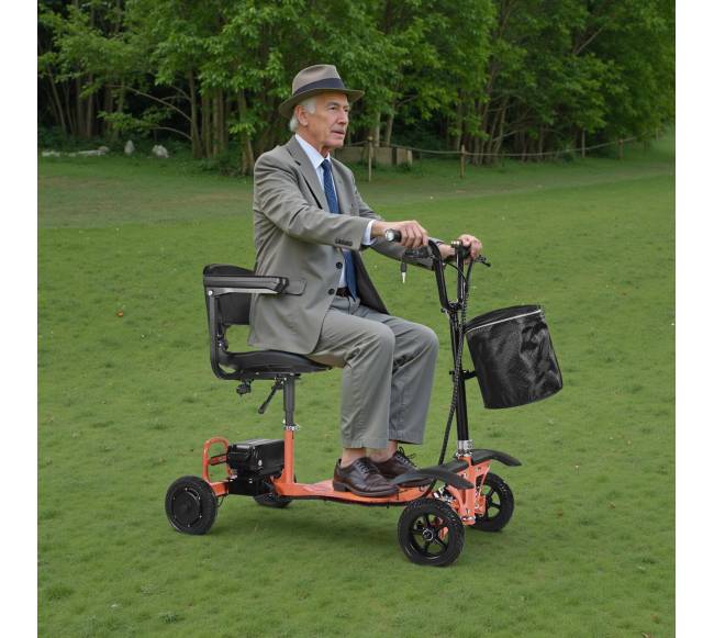 Keturratis sulankstomas elektrinis motoroleris7