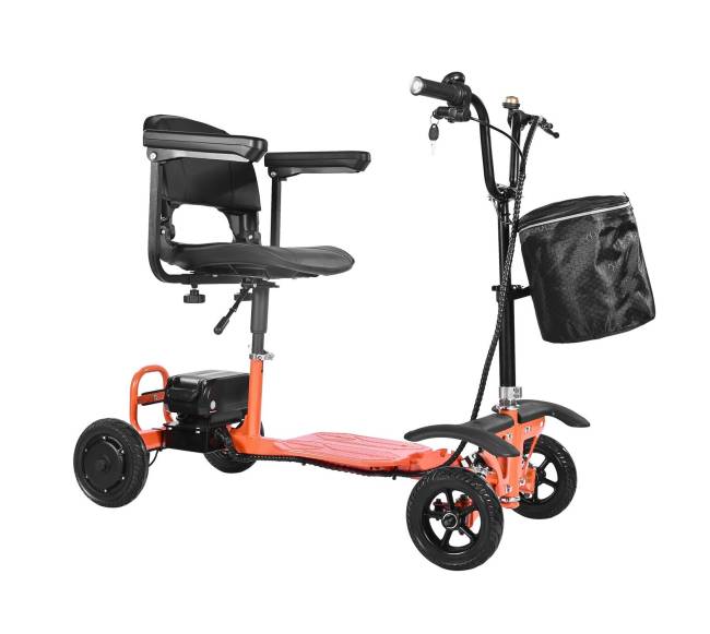 Keturratis sulankstomas elektrinis motoroleris10