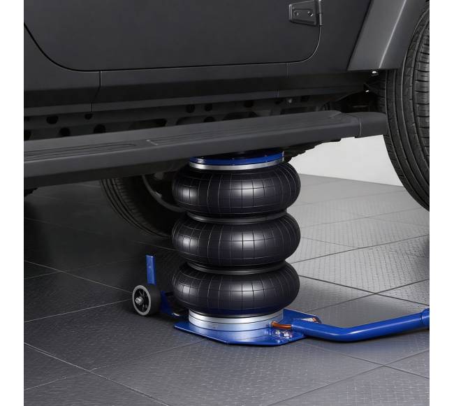 Trijų maišų oro keltuvas 3 t automobilio remontui7