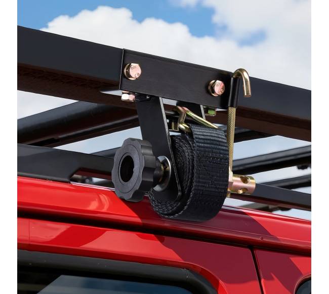 Kopėčių laikiklio ratchet dirželiai, juoda7