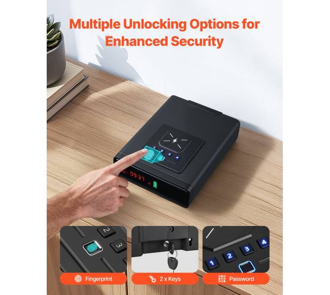 Seifas pistoletams su biometriniu užraktu1