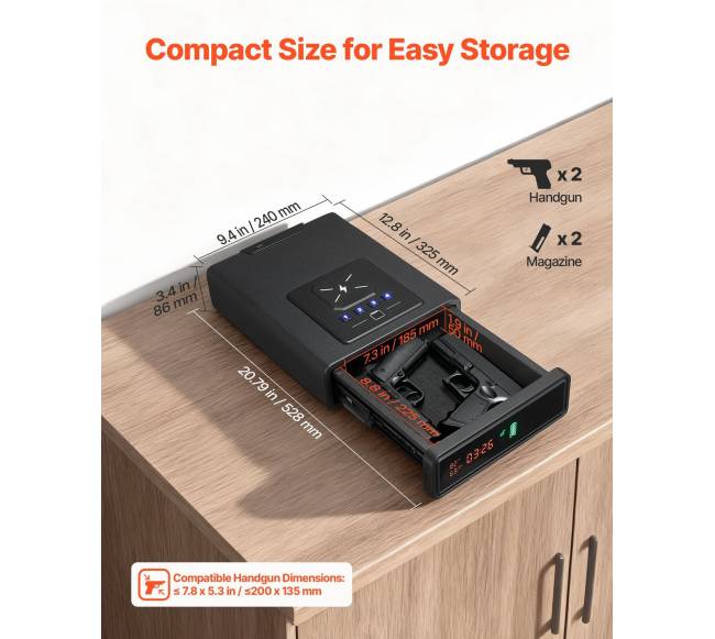 Seifas pistoletams su biometriniu užraktu2