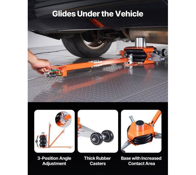 Automobilinis oro keltuvas, 3 t, pneumatika4