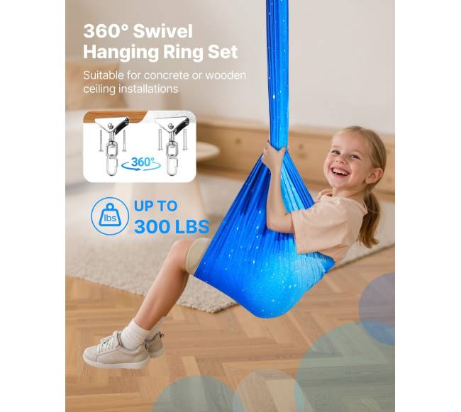 Sensoriniai sūpynės su dvigubu audiniu3